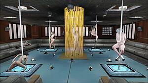 Sexy Multi Pole Dance In Fallout 4 💃