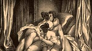 What Secrets Hide in This Vintage Erotic Illustration?