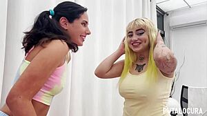Torbe’s trio with hot Spanish Linda del Sol swallowing cum