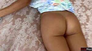 Insane! All holes drilled while she games with dripping anal creampie