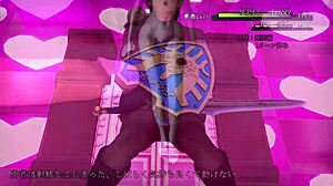 hero battles the demon king's four heavenly kings in this femdom hentai