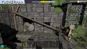 Fuckerman Ero Ring Gameplay with Monster Cock