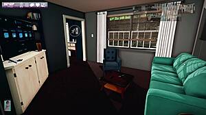 Wow! Public toilet flashing with big tits in deviant anomalies gameplay!