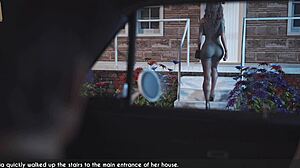 Blonde MILF wife and stepmother SAM flaunts BIG ASS in missing scene