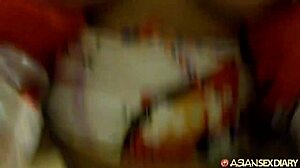 Hot Japanese Babe with Firm Tits and Ass Grinds Pussy Deep in 10-Minute Session