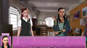 Denise, Hot Ebony Teacher, Shines in Summer City Anime.