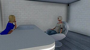 I interviewed this blonde babe for anal casting, and she gave an intense blowjob with cumshot