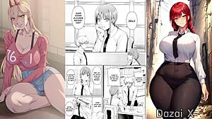 Makima Chains And Binds Denji In Intense Bondage Scene