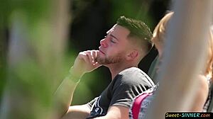 Classy milf rides young dick with pure lust. Her trimmed pussy craves more!