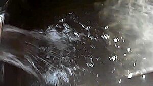 i feel this outdoor milf pissing naked with her curvy tits and crazy fetish lover