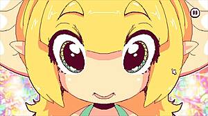 i'm thrilled with futanari hentai game ep 3, happy customer flashing boobs for cumshots