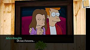 In my new family, the teen girl shows her big tits