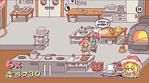 i'm thrilled with futanari hentai game ep 3, happy customer flashing boobs for cumshots