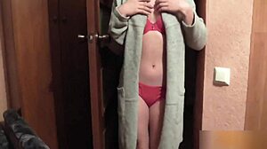 Damn, watch this skinny babe get passionately pounded by husband after work!