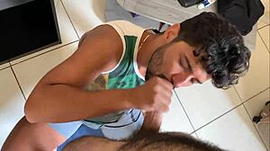 marcos goiano's hairy body getting fucked hard in casting