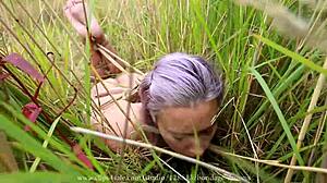 Hentai Girl Tied Up and Bound in Nude Bondage Scene