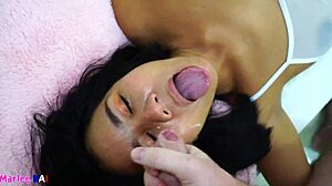 泰国熟女专业口交后颜射，POV视角