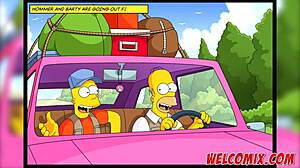 Wow, Simptoons delivers epic Simpsons butt action!