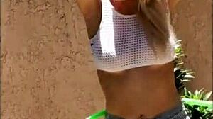 Feeling so aroused watching Liz Ashley's retro 2015 striptease in close-up POV. Her natural tits drive me wild!