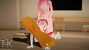 Watch Asuna's Futanari Anal Fuck In Sword Art Online!