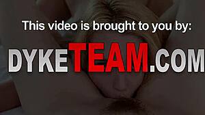 Straight teen 18+ licks pussy in group uniform masturbation session