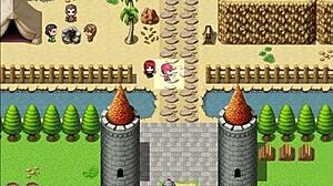 nun's first blowjob ends with facial in harem game