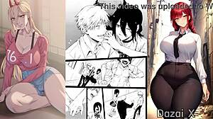 Makima Chains And Binds Denji In Intense Bondage Scene