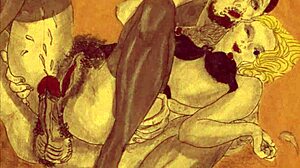 Vintage Erotic Illustration Hentai Cartoon Anime Comic