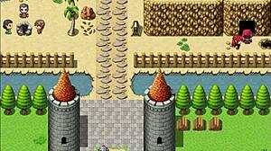 nun's first blowjob ends with facial in harem game