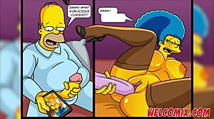 Wow, Simptoons delivers epic Simpsons butt action!