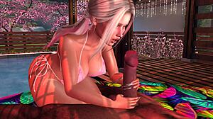 Fun in the Sun with Big Tits and Interracial Action