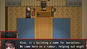 nun's first blowjob ends with facial in harem game