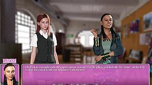 Denise, Hot Ebony Teacher, Shines in Summer City Anime.