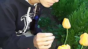 Girlfriend dives into pussy for intense orgasm in homemade POV cum session