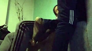 gay blowjob and hard fucking on the sofa