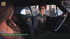 Blonde MILF wife and stepmother SAM flaunts BIG ASS in missing scene