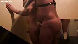 Live Sex Show with the Shy Bar Guy in a Steamy Sauna!