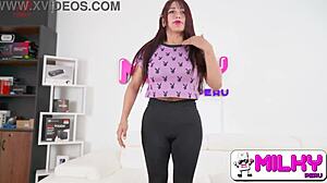 I’ll fuck this submissive busty Peruvian in public just as you command.