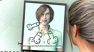 meeting josy in being a dik, huge tits teen cartoon hentai scene