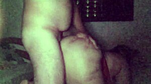 In the dark, he fucks me hard on the bed.