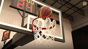 Meeting the New Assistant Coach with Big Tits and Ass!!