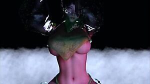 bigboobs chick rides the vip in 3d animation 😍