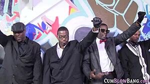 Ugh, I’m choking on these huge black dicks, help!