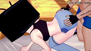 This TV woman enjoys hot exercises in her sportswear