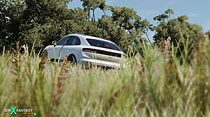 mia hayes drives her porshe in this 3d cartoon anime adventure