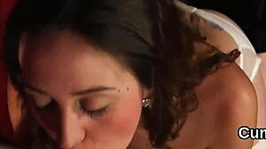 Hot Stunner Swallows Every Drop of Sperm Load on Her Face After Wild Blowbang