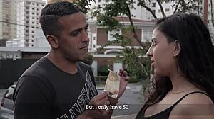teen leticia hooks up for 50 reais on street