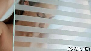 Teen girl fingers tight pussy with toys, moaning loudly!