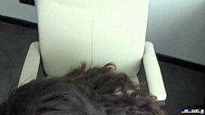 I catch my brunette friend with perfect ass and fuck her hard at home.