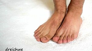 Man With Huge Feet In High Definition Fetish Video